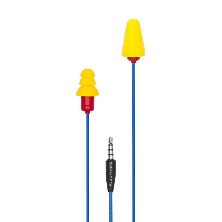 Plugfones® Protector™ Industrial Earplug-Earphone Hybrids (NRR 27/29) - Image 3